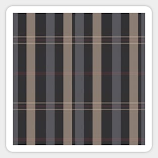 Dark Academia Aesthetic Artair 1 Hand Drawn Textured Plaid Pattern Sticker